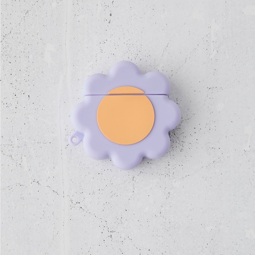 Urban Outfitters Purple Flower-Shaped AirPods Case